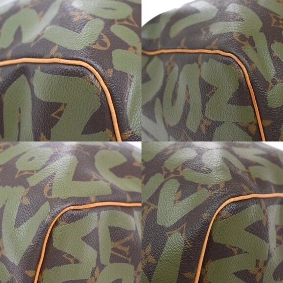 LOUIS VUITTON Keepall 50 Travel Hand Bag Monogram Graffiti BN KI M92196 332RF579 - Picture 7 of 15